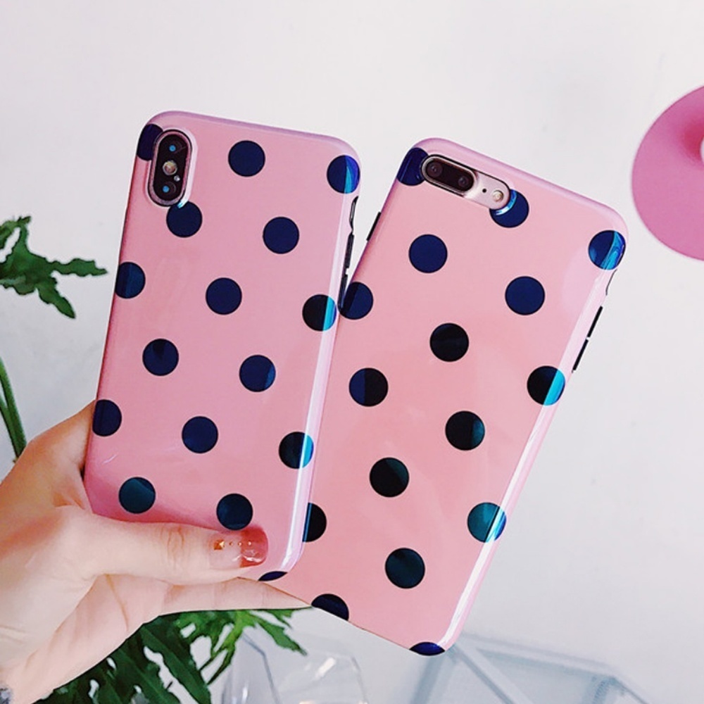 NEW iPhone X/XS/7/8/Plus Glossy Dot Big case - Picture 4 of 7